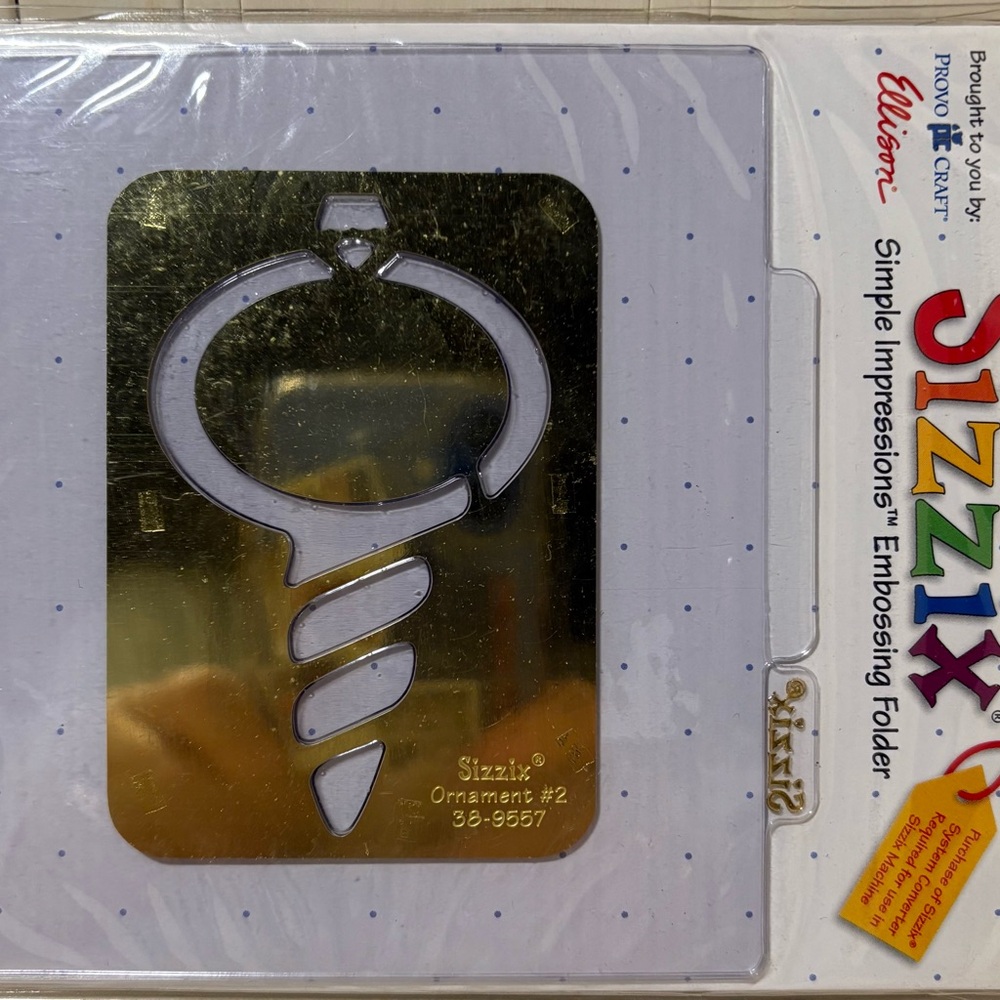 Sizzix Brass Ornament Embossing Folder
